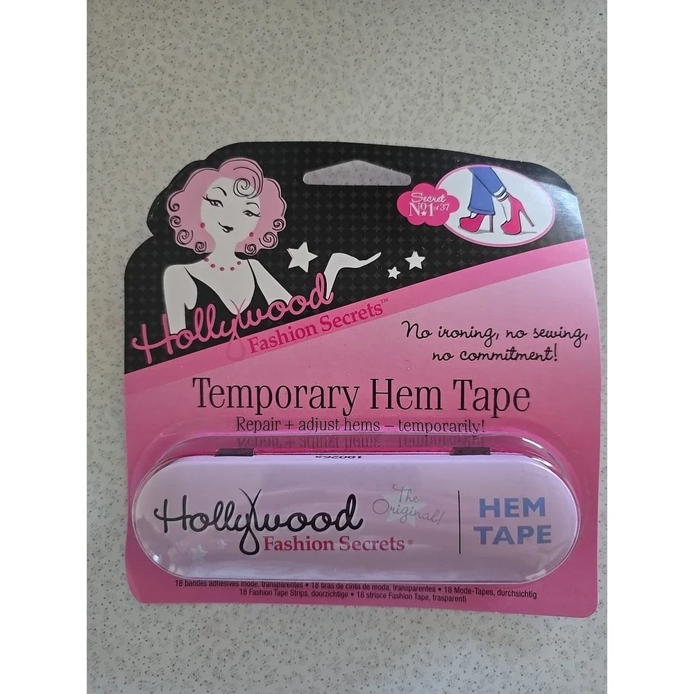 HOLLYWOOD FASHION SECRETS Temporary Hem‎ Tape, 18-Count